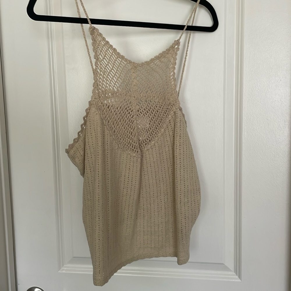 H&M crochet knit tank